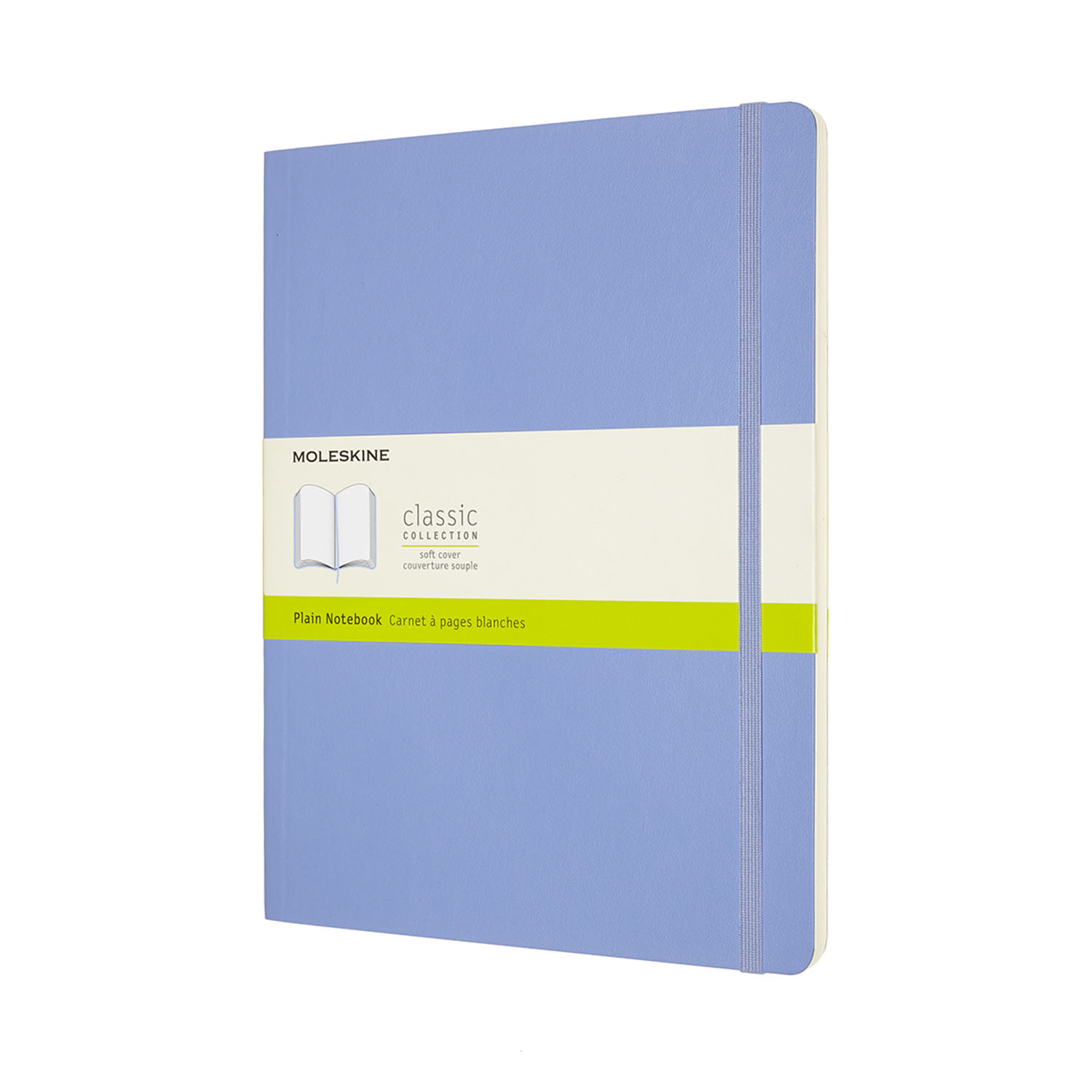 Moleskine Notebook XL Plain Soft Hydrangea Blue